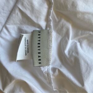 Pottery Barn White Fitted Sheet Queen 100% cotton